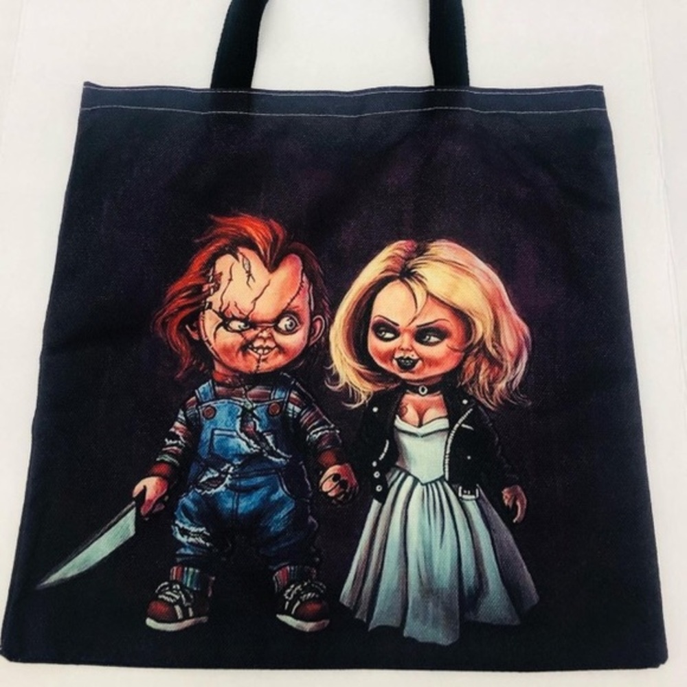 Chucky‎ and his Bride Tote bag